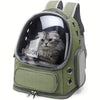Breathable Pet Backpack, for cat Backpack, Secure & Travel-Friendly Carrier For Small To Medium for cats And Dogs, for cat Carriers For Cats, Large-Capacity, Oxford Fabric, Safety Zippers, Durable Straps For Outdoor Adventure
