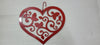 LOVE Red Metal Wall Signs Proudly Made in USA