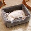 Plush Cat Beds in 2 Sizes and 3 Colors
